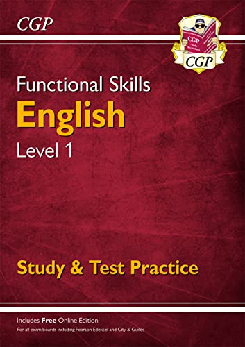 Functional Skills English Level 1 - Study & Test Practice (CGP Functional Skills) von Coordination Group Publications Ltd (CGP)